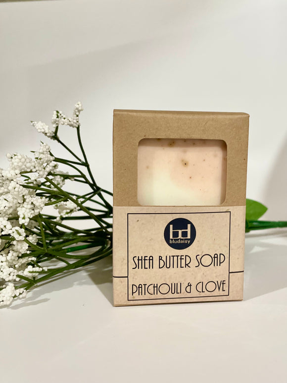 Shea Butter Soap, Patchouli & Clove Scent