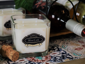 Wine Cork, Soy Candle 12 oz.